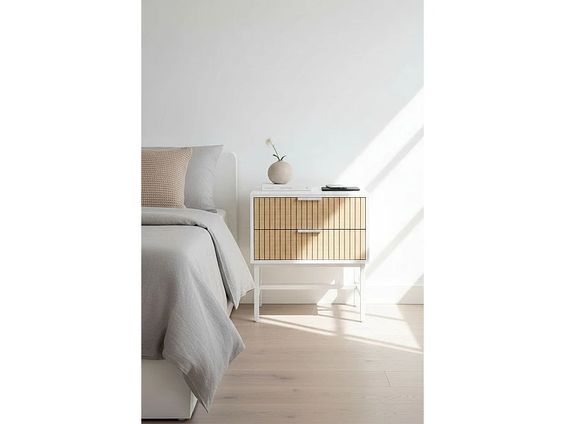 Mesas Auxiliares - Mesita Noche Cesdo - Blanco