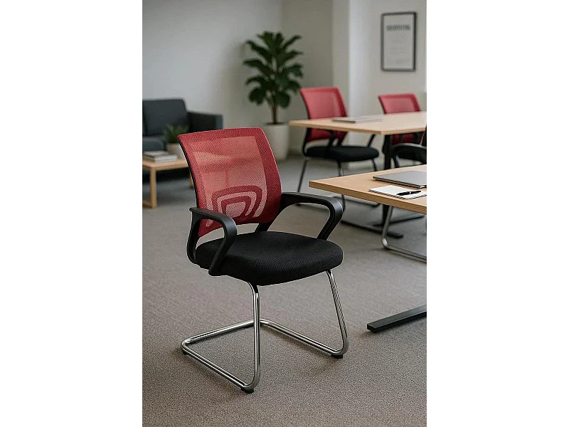 Silla de Oficina sin ruedas Confidente Midi - Máxima Ergonomía - Ideal para Escritorio y Gaming