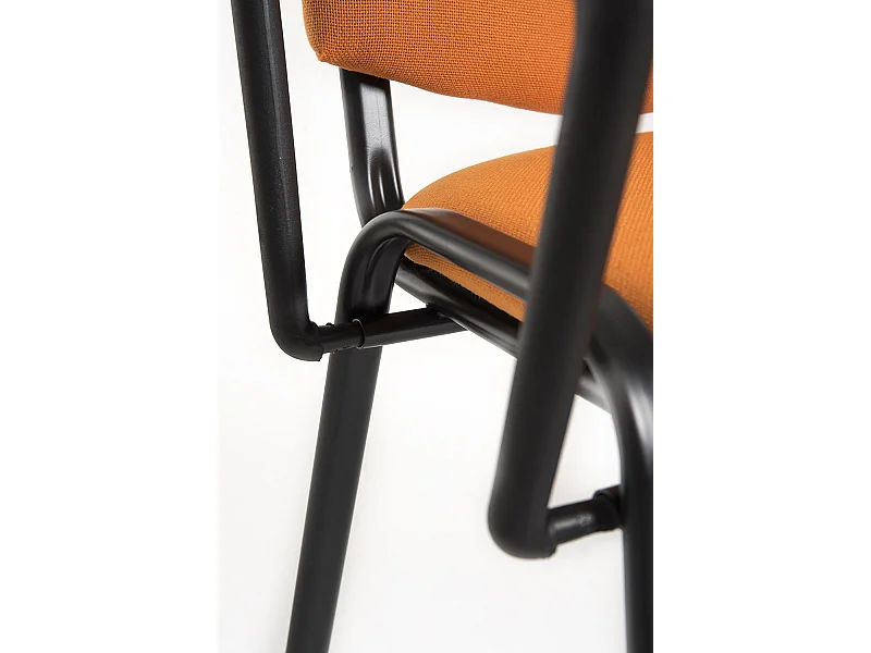 Pack 4 Sillas de Oficina sin ruedas ni brazos Ofis con Brazos - Máxima Ergonomía - Ideal para Escritorio y Gaming