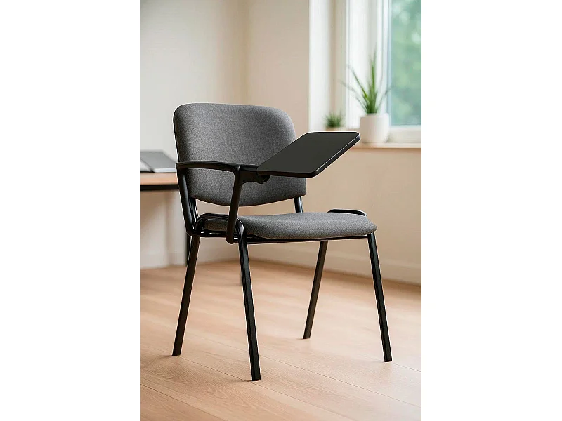 Pack 4 Sillas de Oficina sin ruedas ni brazos Ofis con Pala - Máxima Ergonomía - Ideal para Escritorio y Gaming