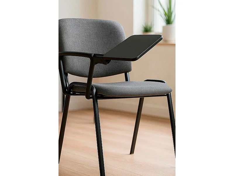 Pack 4 Sillas de Oficina sin ruedas ni brazos Ofis con Pala - Máxima Ergonomía - Ideal para Escritorio y Gaming