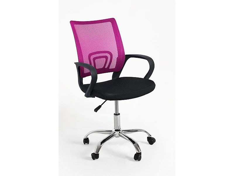 Silla de Oficina Midi Pro en Rosa Oscuro - Máxima Ergonomía - Ideal para Escritorio y Gaming
