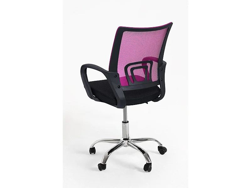 Silla de Oficina Midi Pro en Rosa Oscuro - Máxima Ergonomía - Ideal para Escritorio y Gaming
