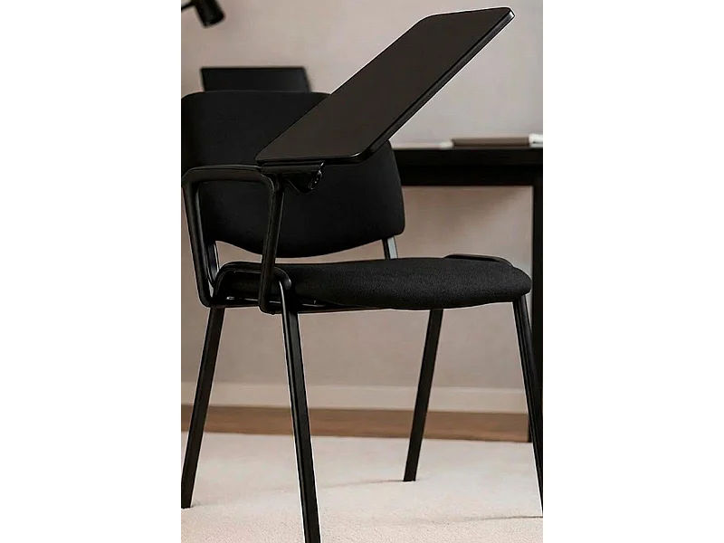 Pack 4 Sillas de Oficina sin ruedas ni brazos Ofis con Pala - Máxima Ergonomía - Ideal para Escritorio y Gaming