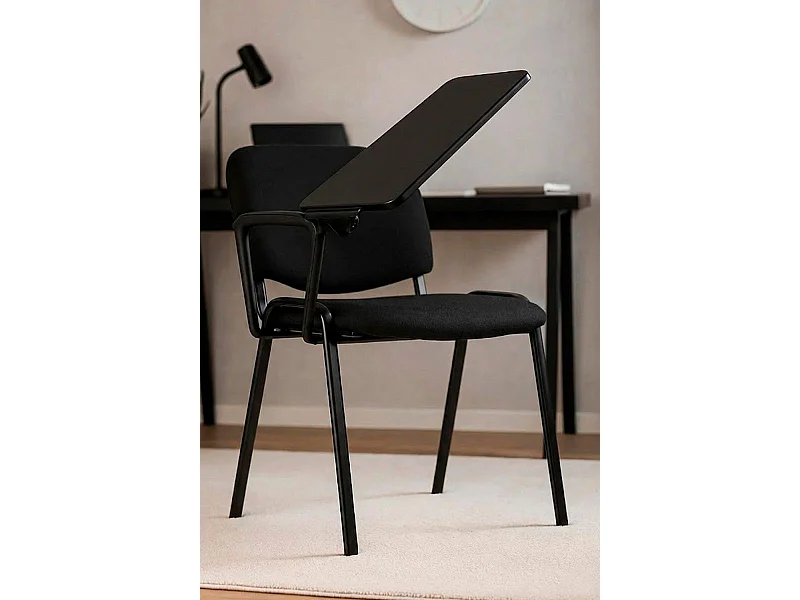 Pack 4 Sillas de Oficina sin ruedas ni brazos Ofis con Pala - Máxima Ergonomía - Ideal para Escritorio y Gaming