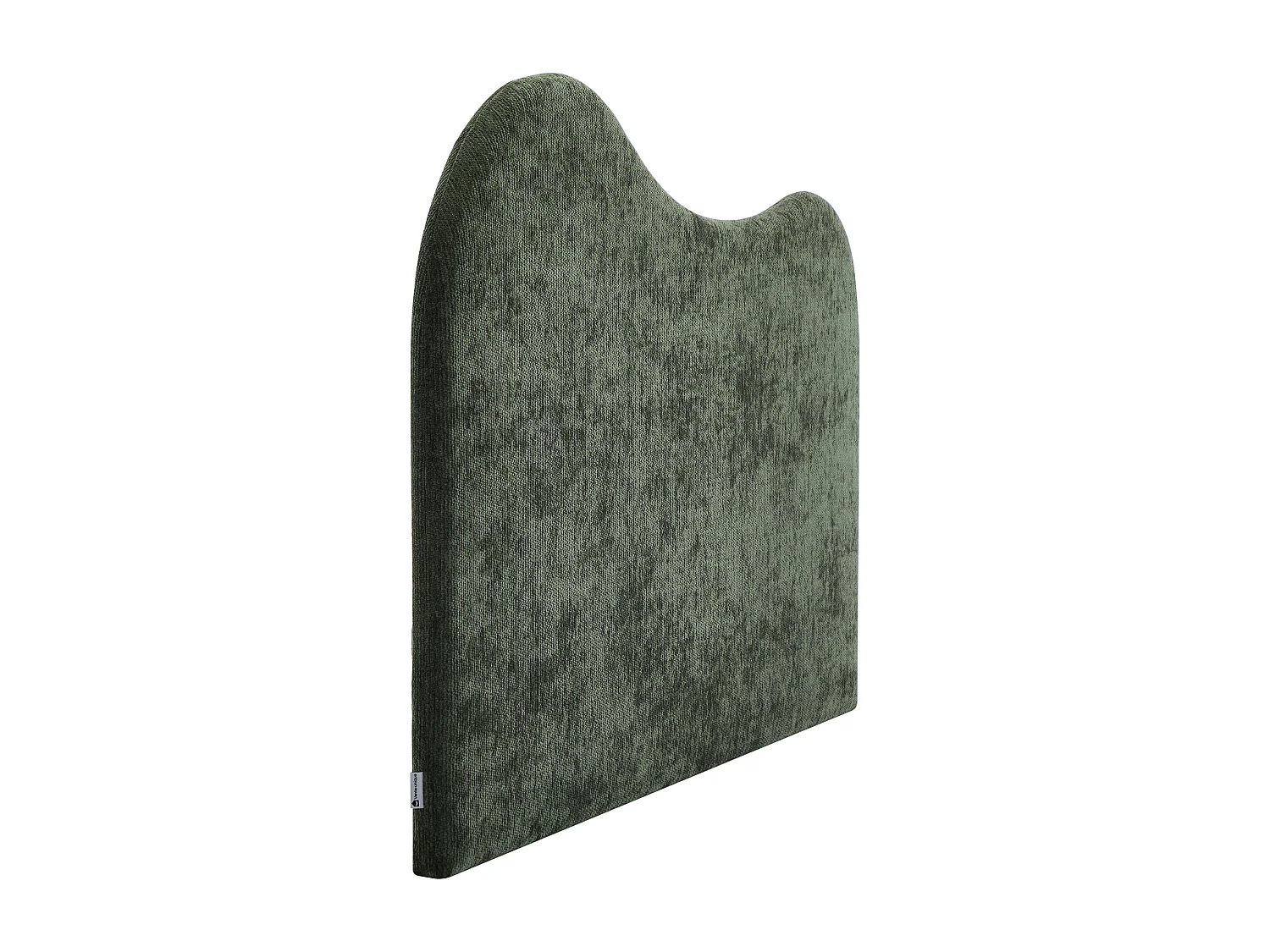 Tête de lit 160 cm - Tissu texturé - Vert sapin - VORIOTA