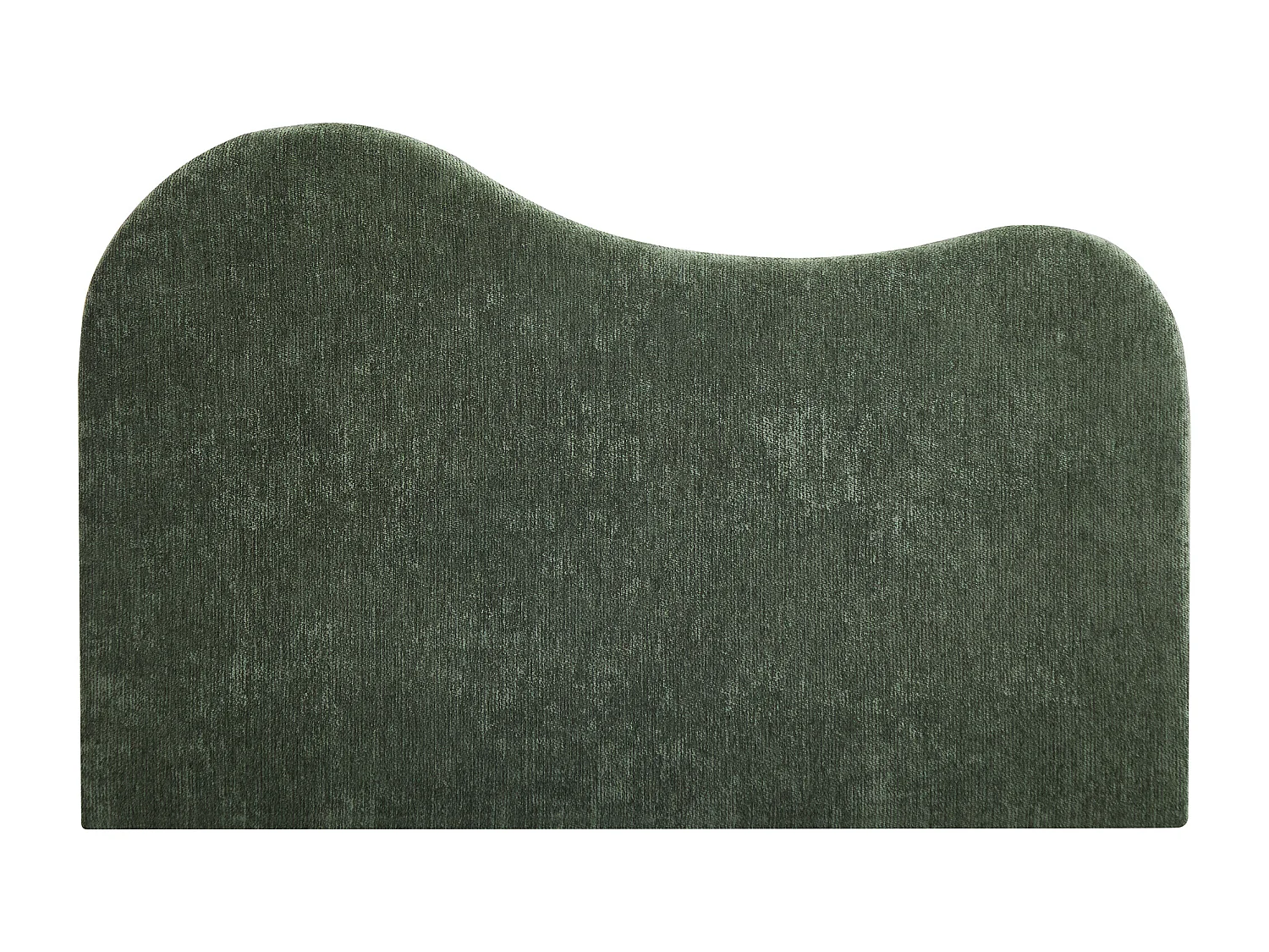 Tête de lit 160 cm - Tissu texturé - Vert sapin - VORIOTA