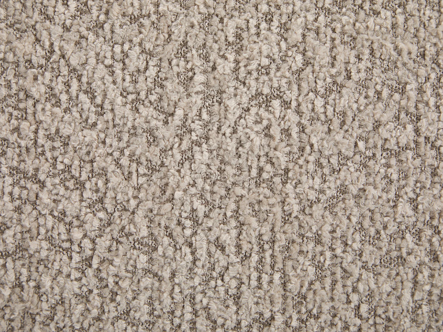 Bettkopfteil 180 cm - Bouclé-Stoff - Beige - FORIOSY