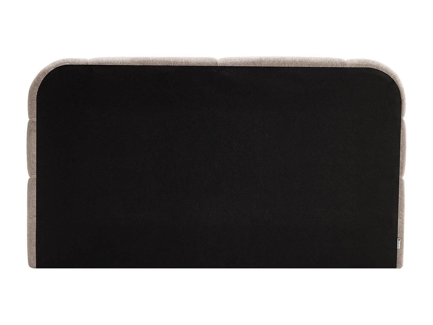 Tête de lit 160 cm - Tissu texturé - Taupe - FORIOSY
