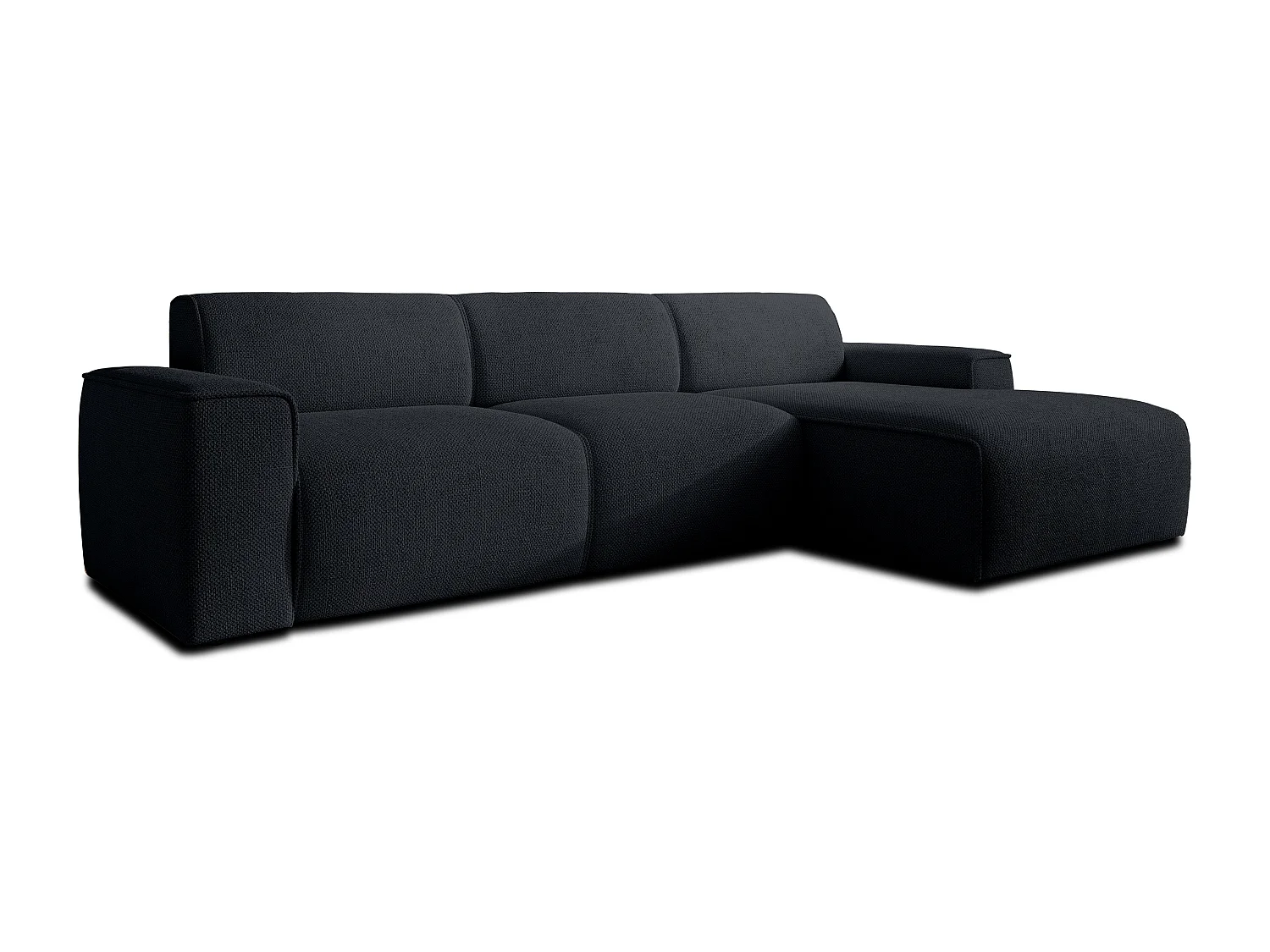 AX LIVING Couch Sofa L Form Didim mini Schwarz 310 cm breit, stilvoll R