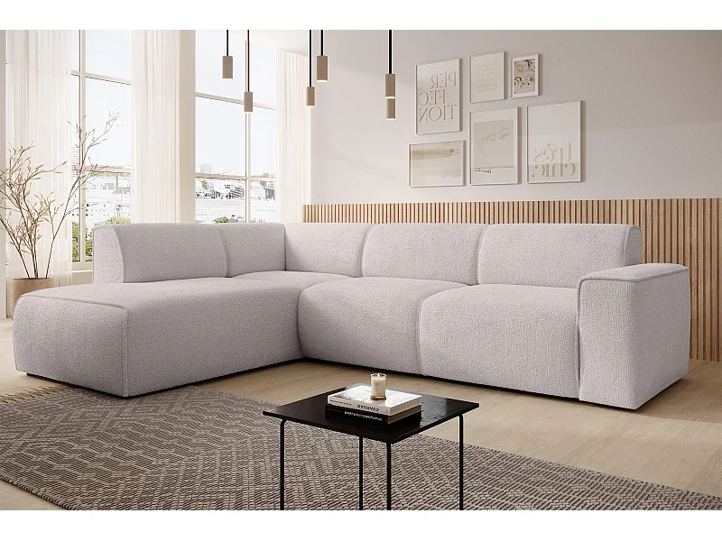 AX LIVING Hoekbank L-vorm Didim L crème 292 cm stijlvol comfortabel links