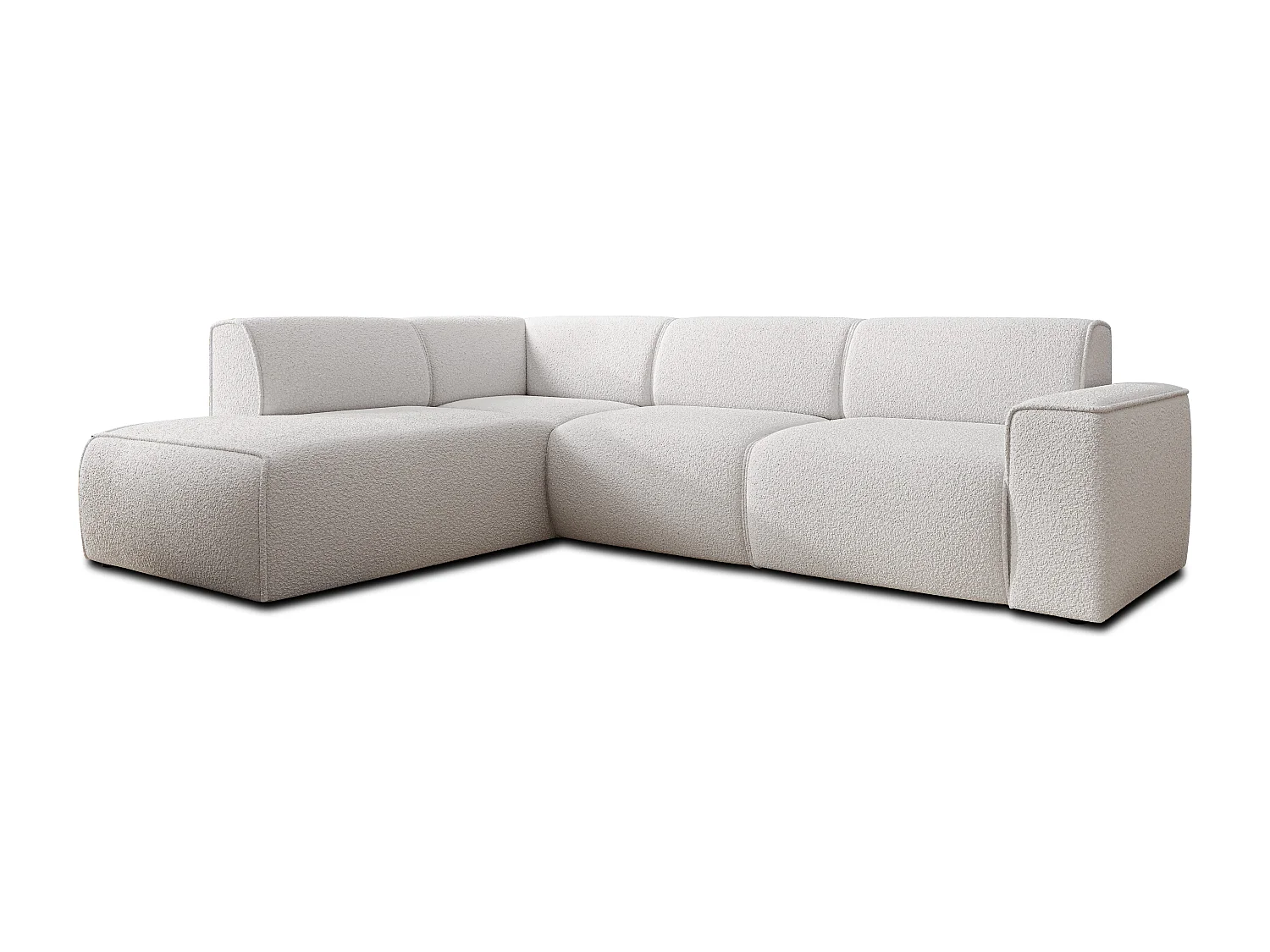AX LIVING Couch Sofa L Form Didim L Weiß – 292 cm, stilvoll & bequem L