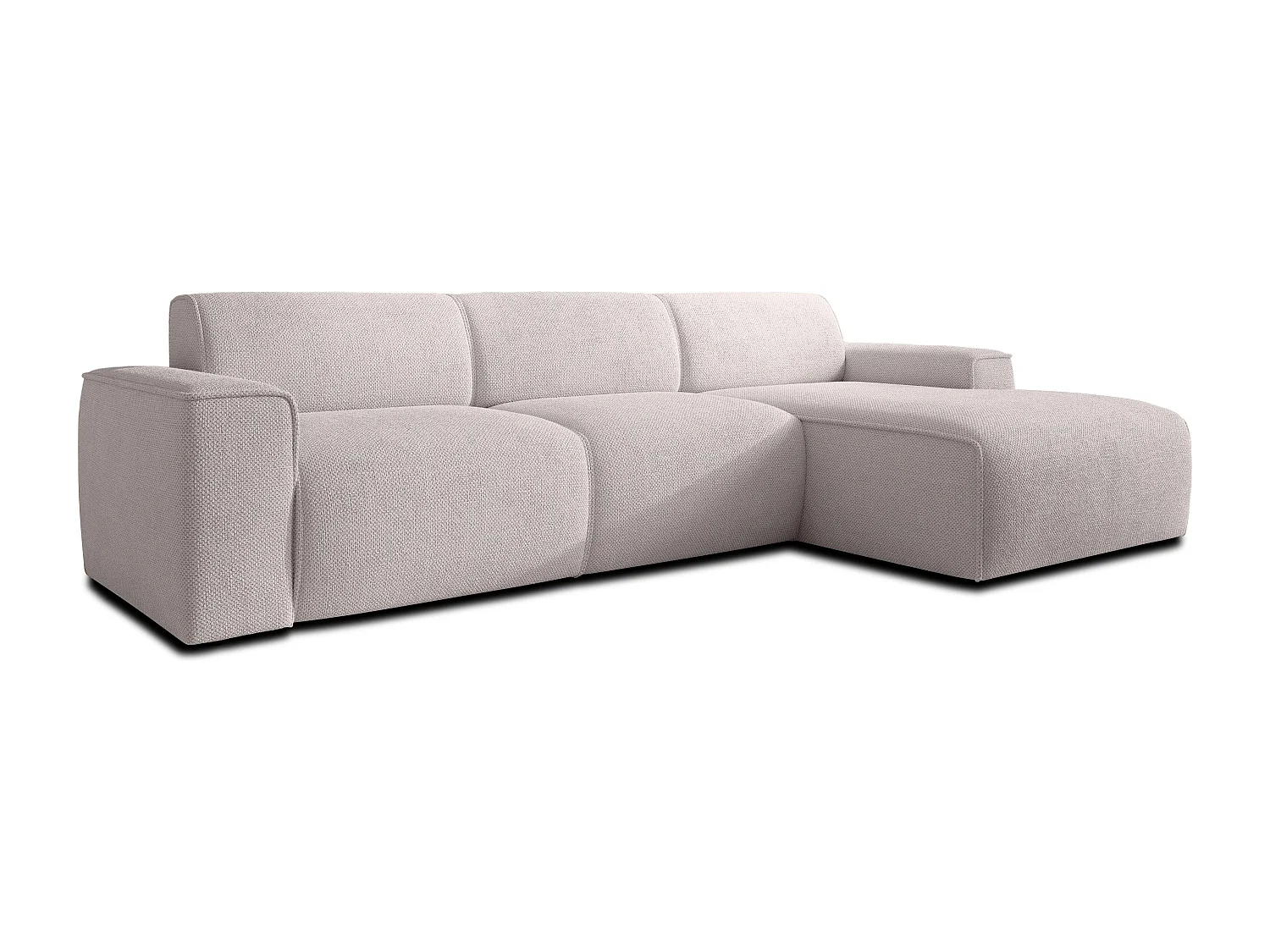 AX LIVING Couch Sofa L Form Didim mini Creme 310 cm breit, stilvoll R