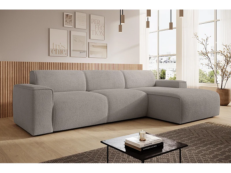 AX LIVING Couch Sofa L Form Didim mini Beige 310 cm breit, stilvoll R