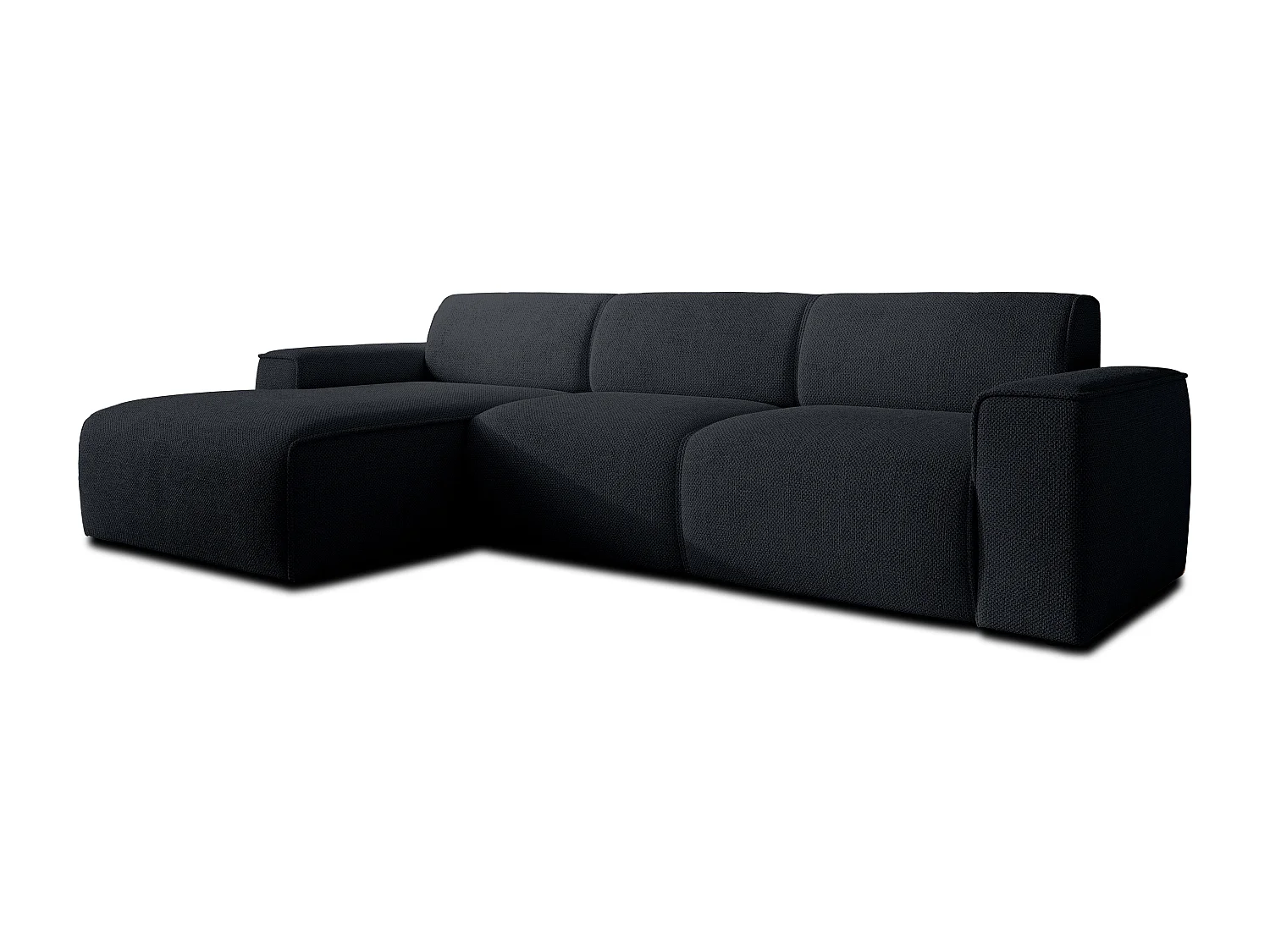 AX LIVING Couch Sofa L Form Didim mini Schwarz 310 cm breit, stilvoll L