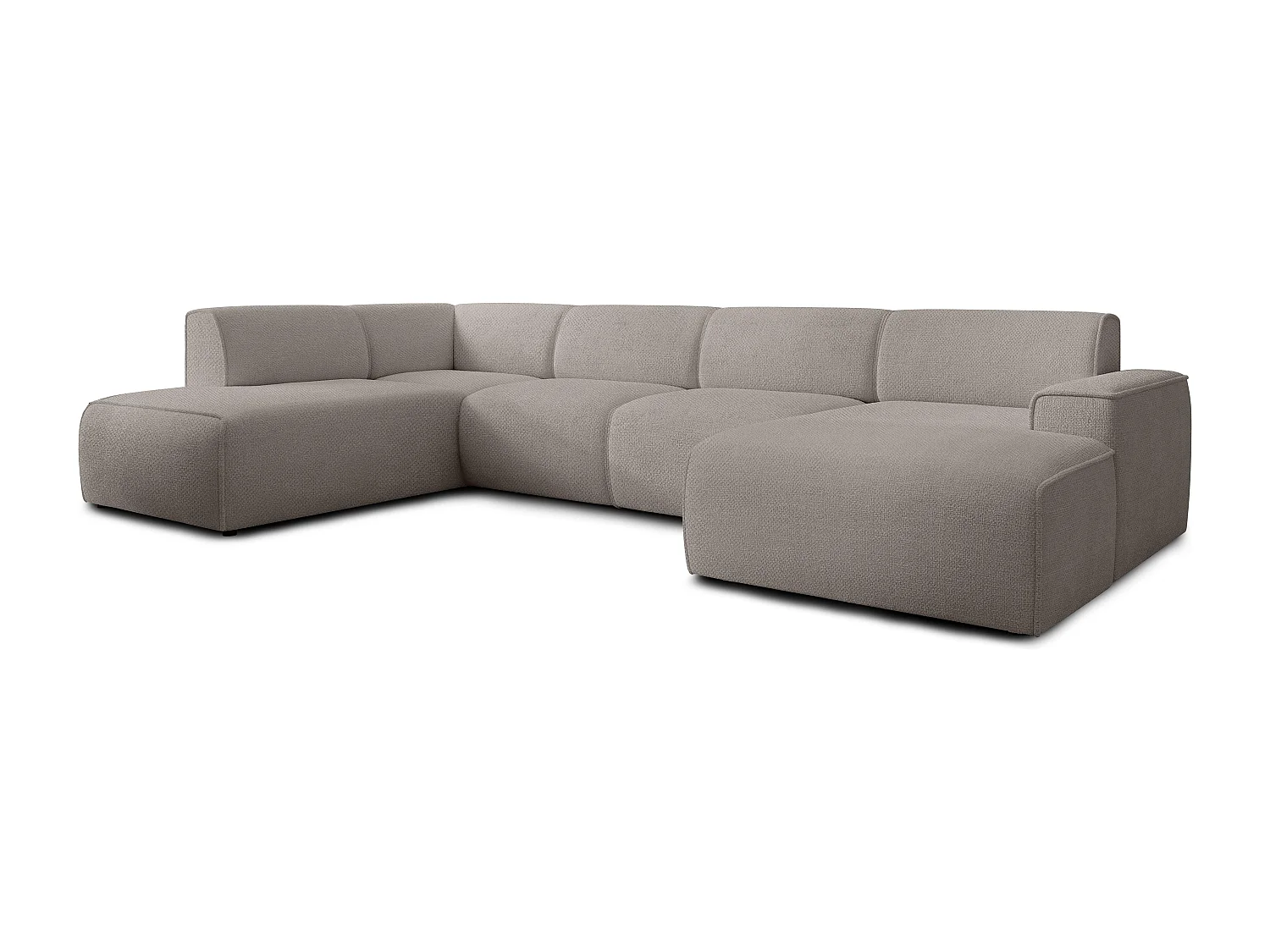 AX LIVING XXL Sofa U Form Didim Beige 378cm breit modern & großzügig L