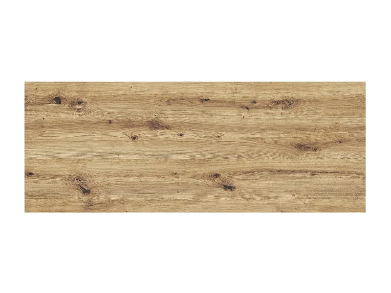 Plan für Waschtischunterschrank BRAZZA – 120 cm – Helles Eichenholz – Stärke 2,5 cm – Zum Aufstellen