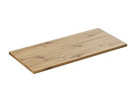 Plan für Waschtischunterbau BRAZZA – 100 cm – Helles Eichenholz – Dicke 2,5 cm – Zum Auflegen