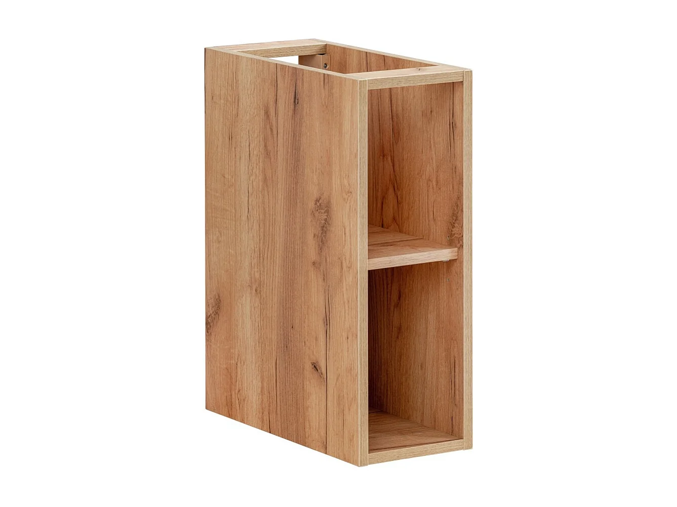 Accessoire mural NALYA 57 cm – Chêne clair – Complément suspendu pour meuble vasque