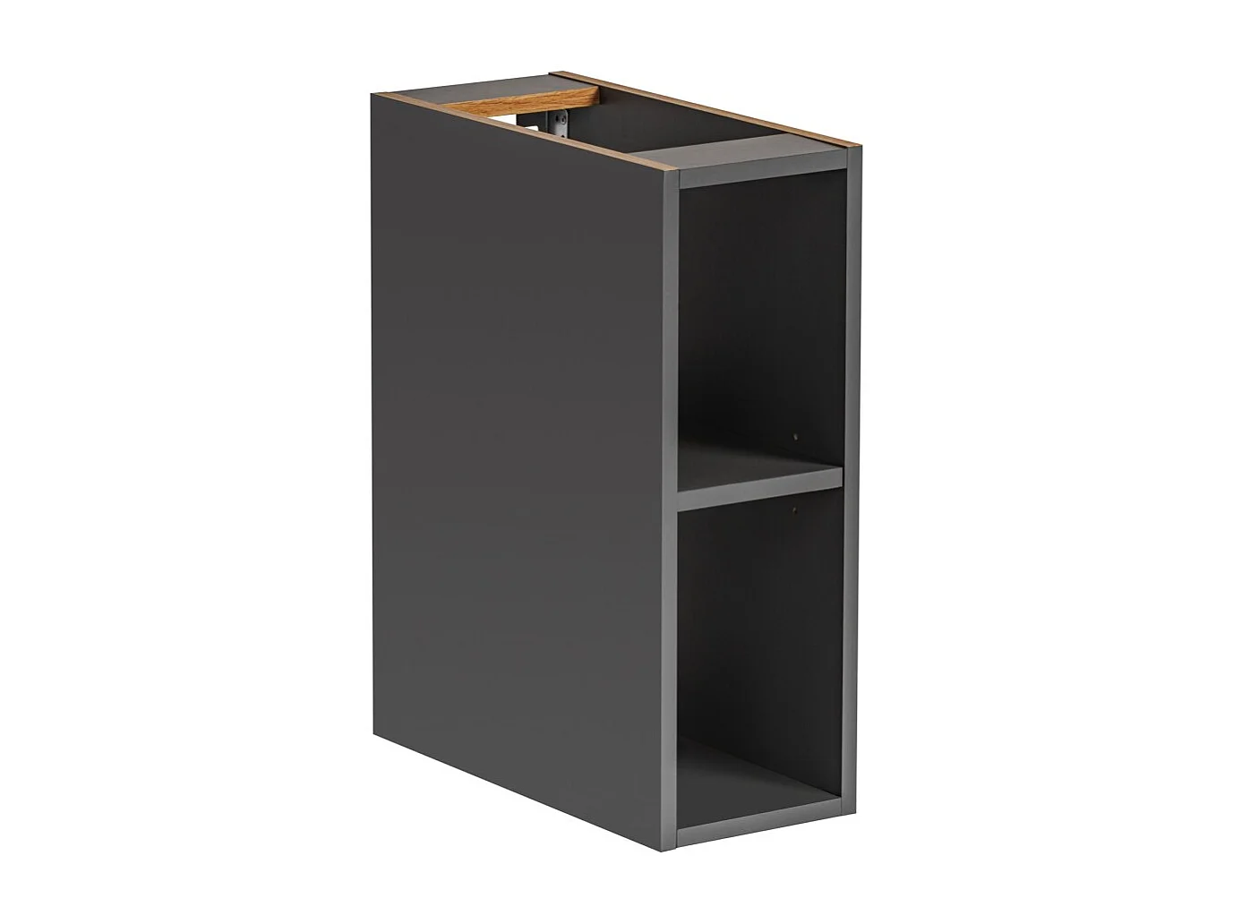 Accessoire pour meuble sous vasque TAMO – 20 cm – Coloris gris anthracite – À suspendre