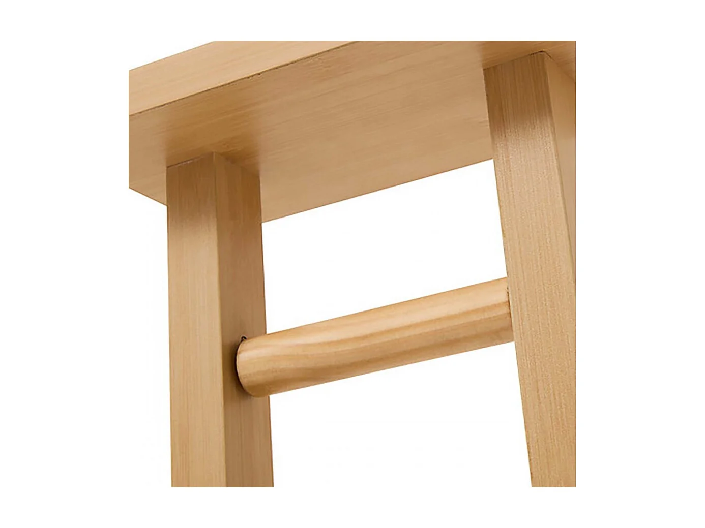 Dérouleur papier toilette en bois naturel avec réserve - Longueur 28 x Profondeur 20 x Hauteur 65 cm