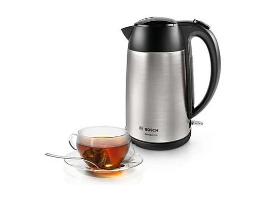 Bosch DesignLine draadloze waterkoker 1,7L roestvrij staal met uitneembaar kalkfilter