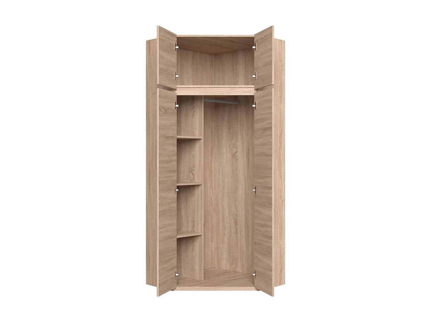 ACADEMICA Eckschrank – SonomaEiche – Schlafzimmer – 80,5 cm