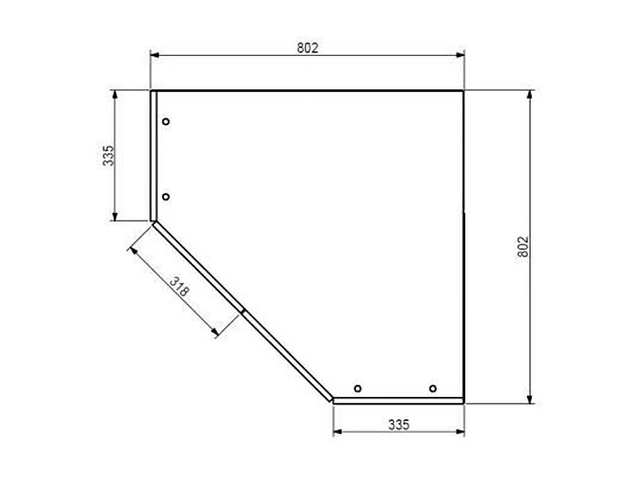 ACADEMICA Eckschrank – SonomaEiche – Schlafzimmer – 80,5 cm