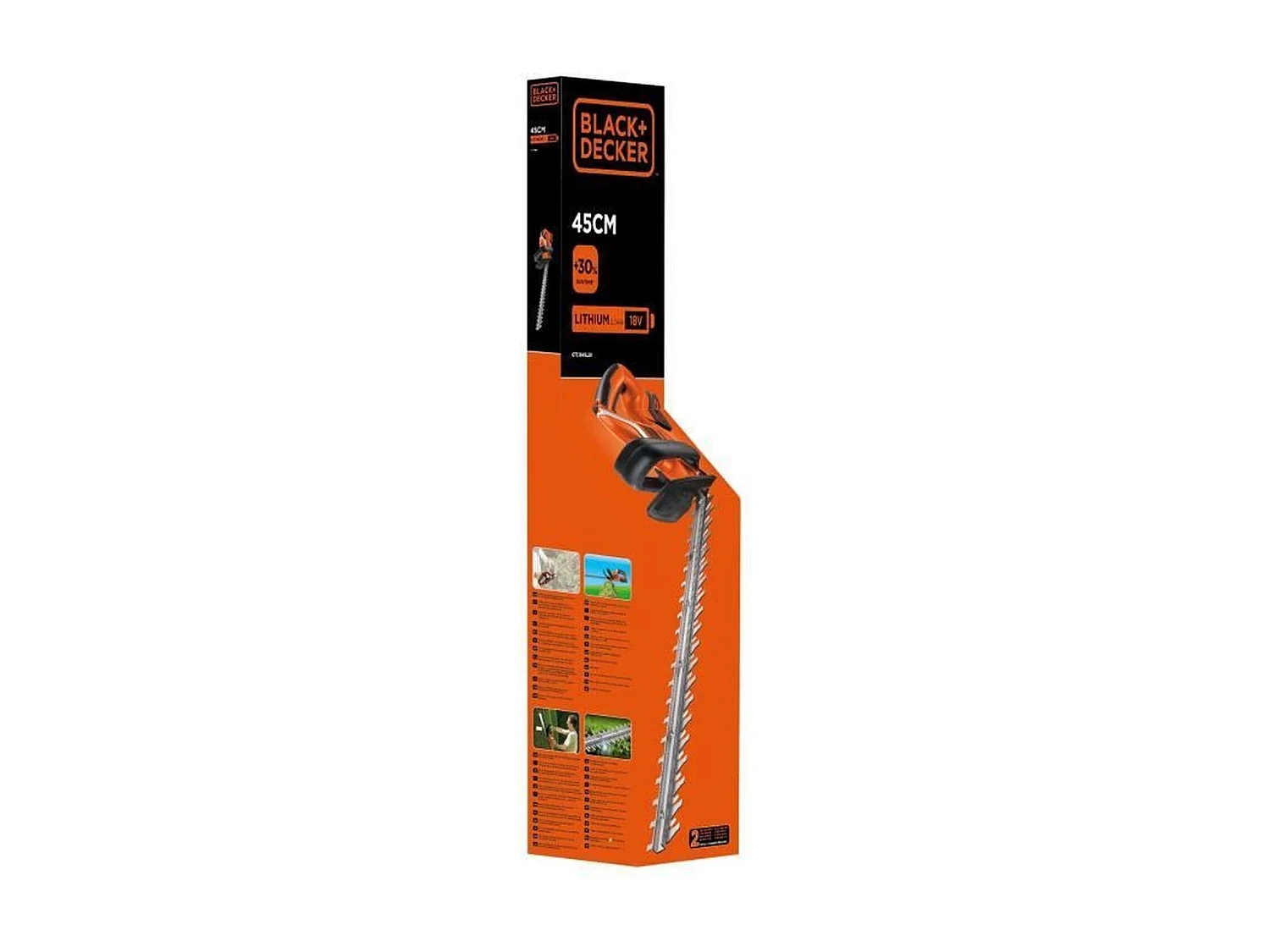 BLACK + DECKER Taille-haies sans fil 45 cm