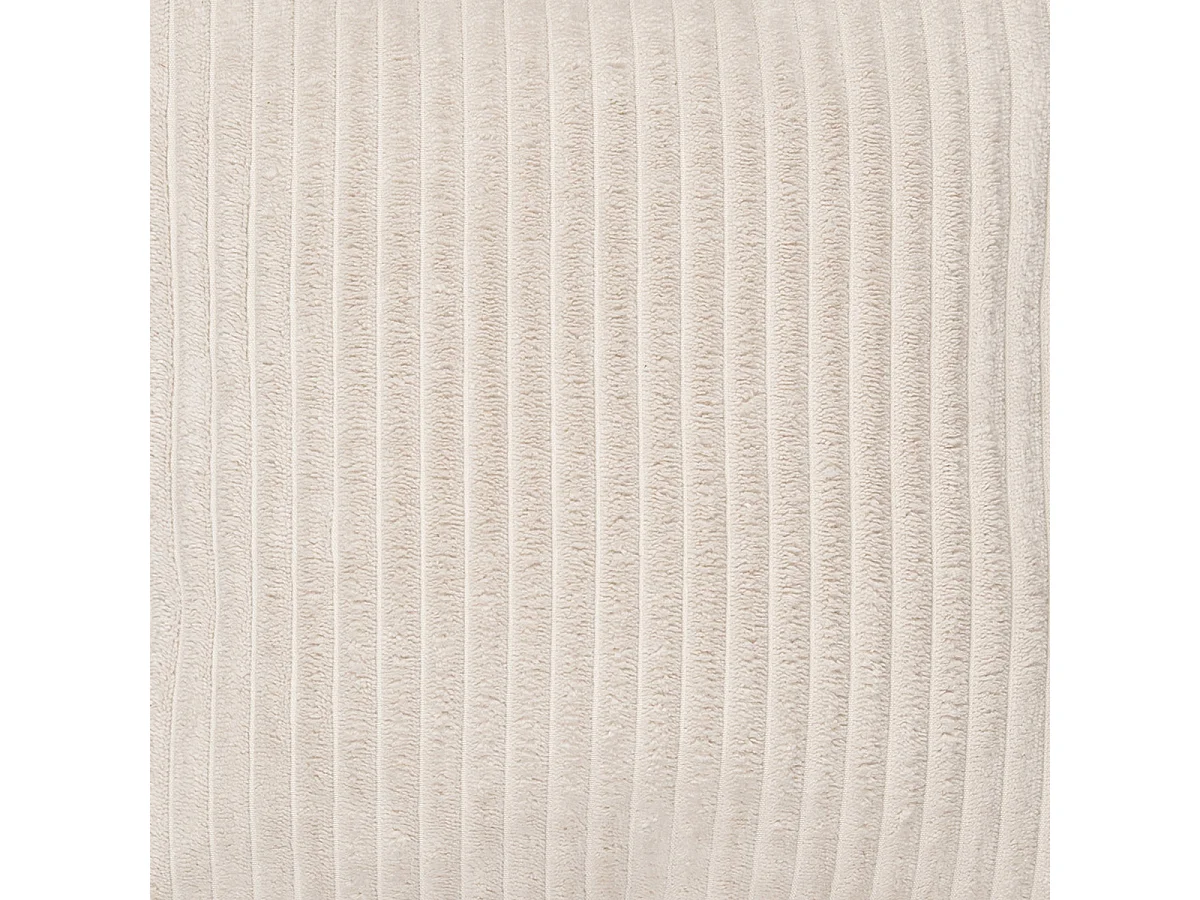 MATELAS POUR TOUS | Lot de 2 coussins velours côtelé MALO 40x40cm | Beige