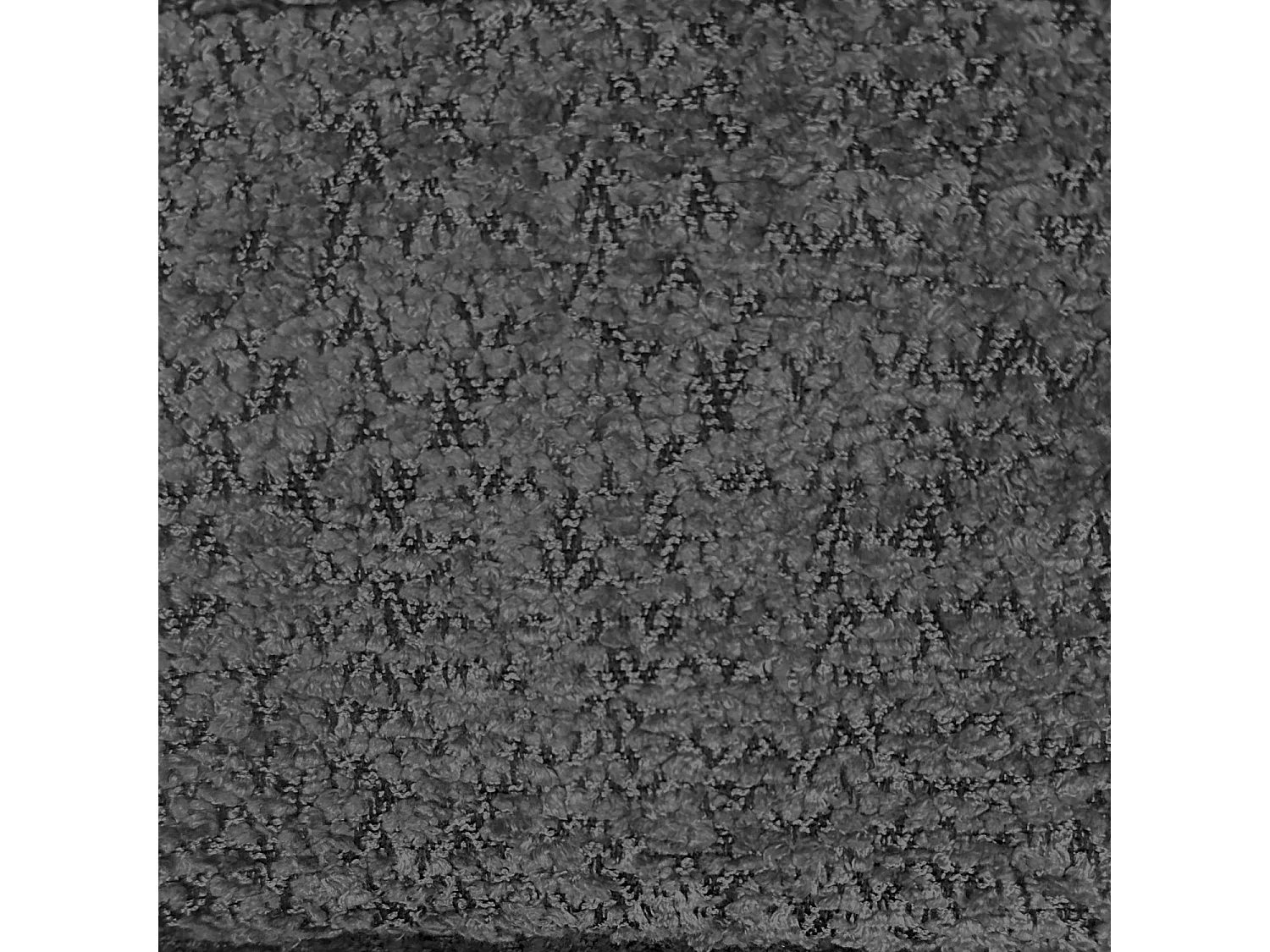 Lit coffre + matelas Volupto 160cm Bouclette Gris foncé