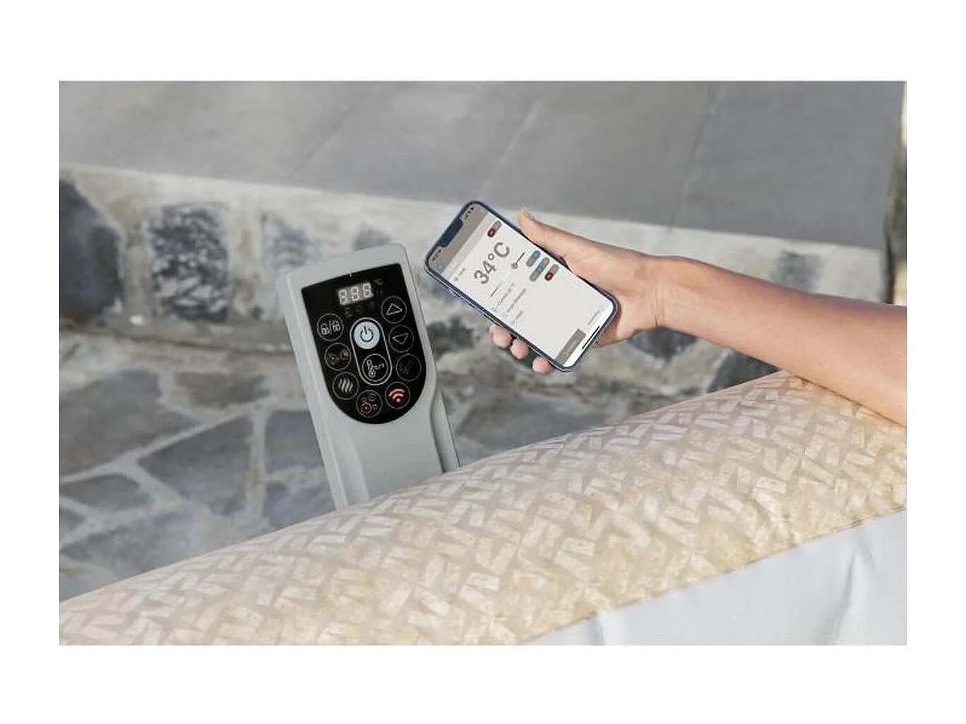 Spa gonflable Bestway Lay-Z-Spa ROME EnergySense Airjet 7 places