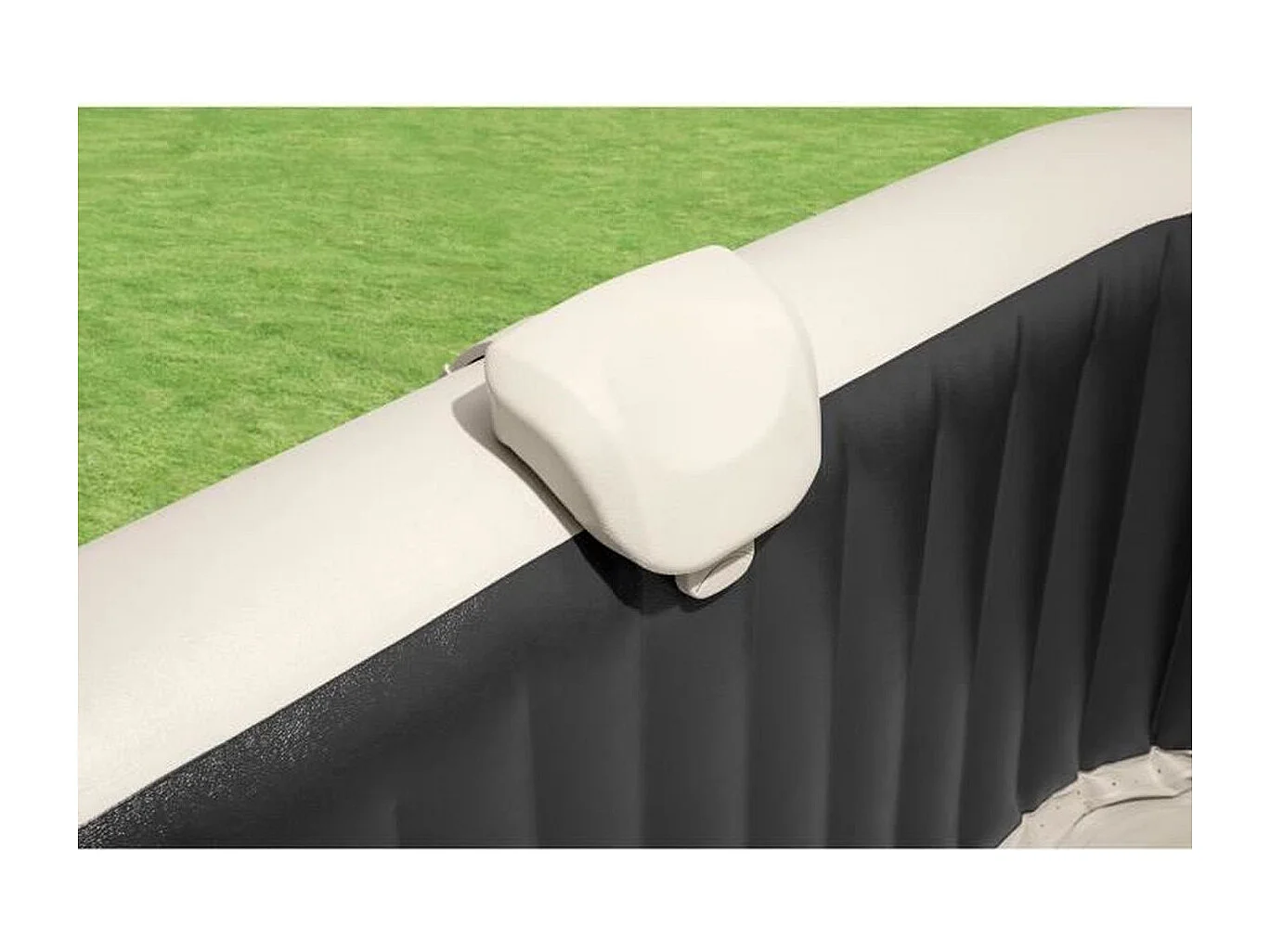 Spa gonflable Intex Pure Spa Ardoise 6 places - emplacement cartouches S2