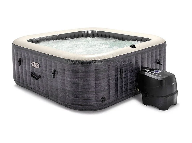 Spa gonflable Intex Pure Spa Ardoise 6 places - emplacement cartouches S2