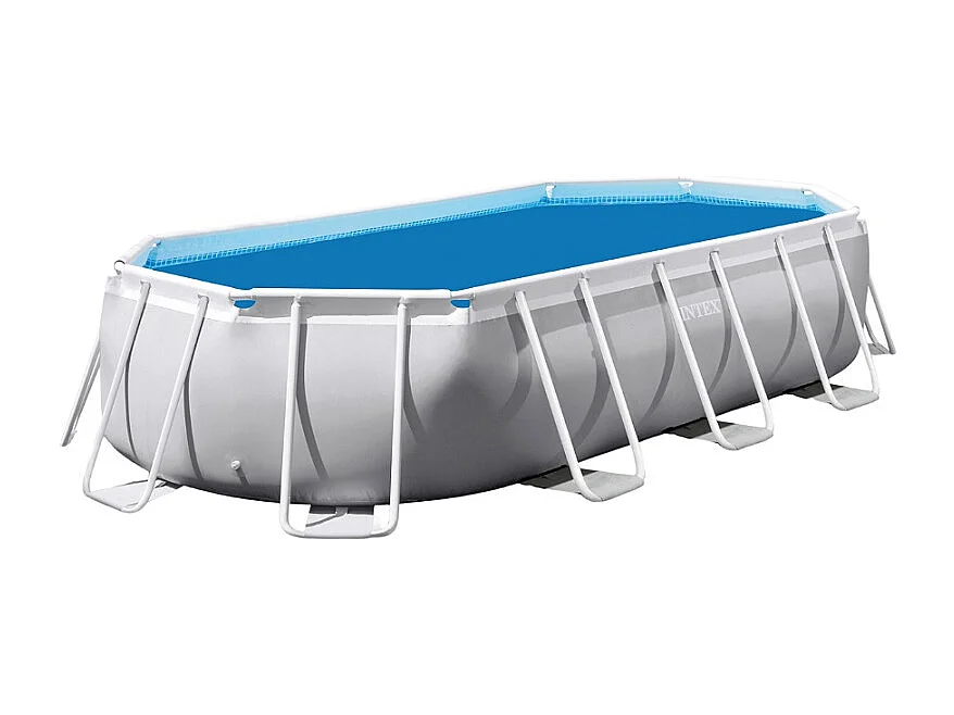 Bâche à bulles pour piscine ovale Intex L 4 x l 2 m