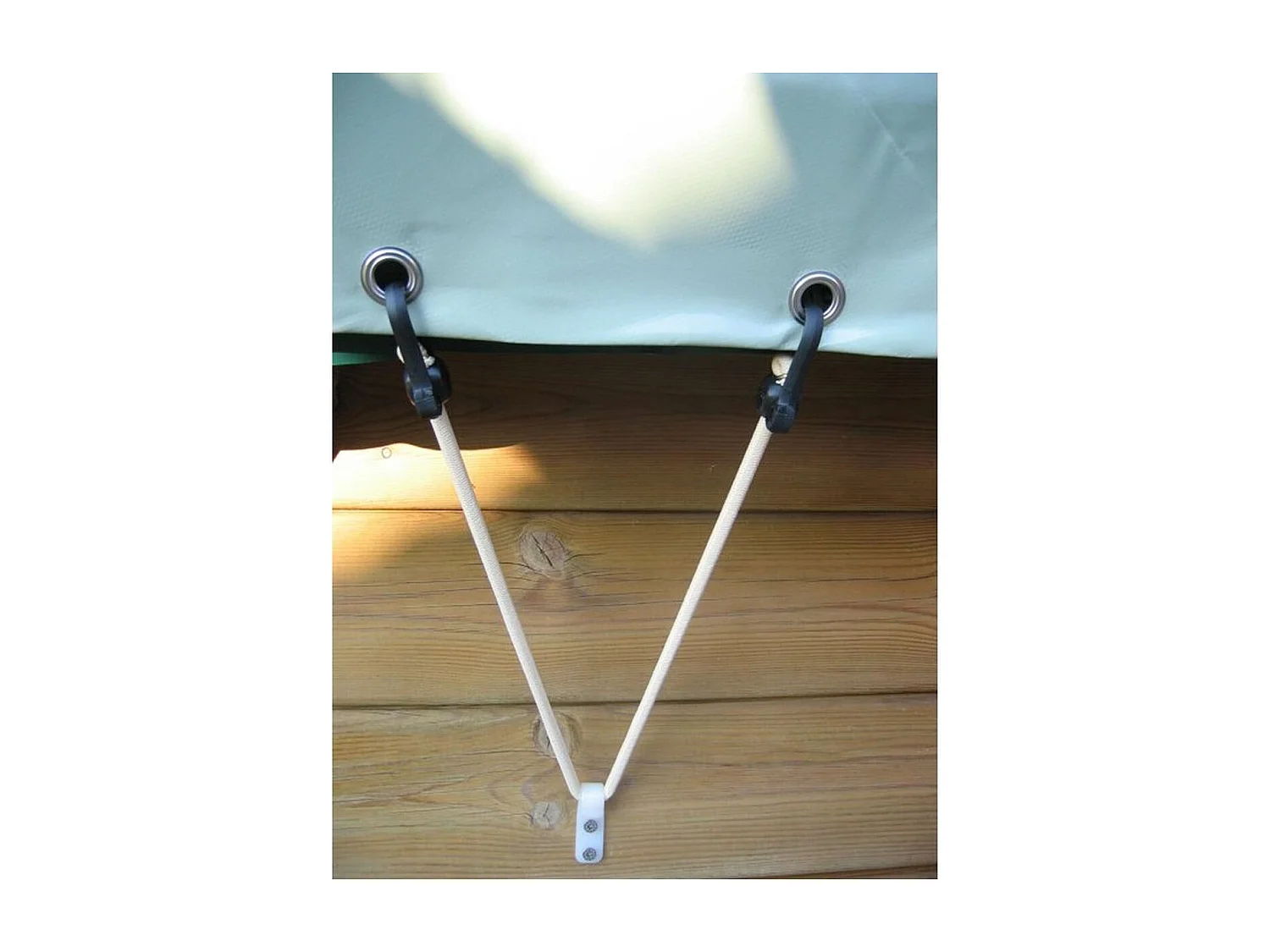 Bâche hivernage piscine octogonale longue Ubbink 400 x 750 cm