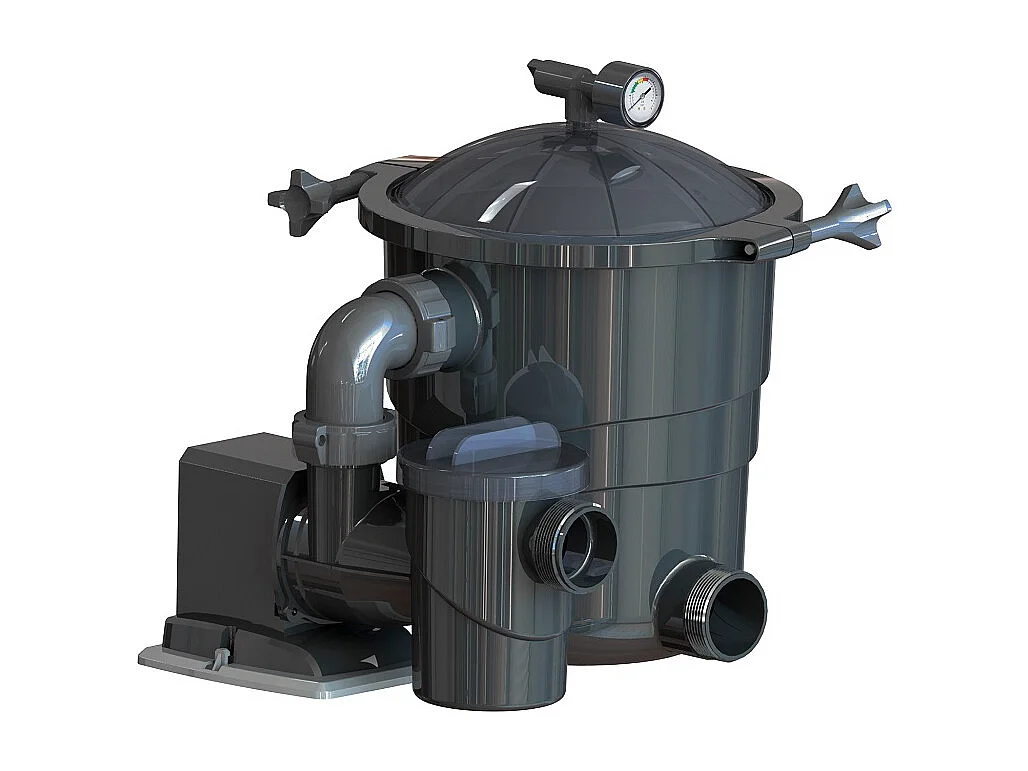 Groupe de filtration à sable Poolex Filter Max 6,8m/h + balles filtrantes Optimax