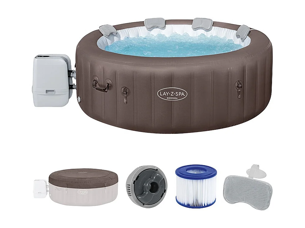 Spa gonflable Bestway Lay-Z Spa DOMINICA EnergySense HydroJet Pro 6 places