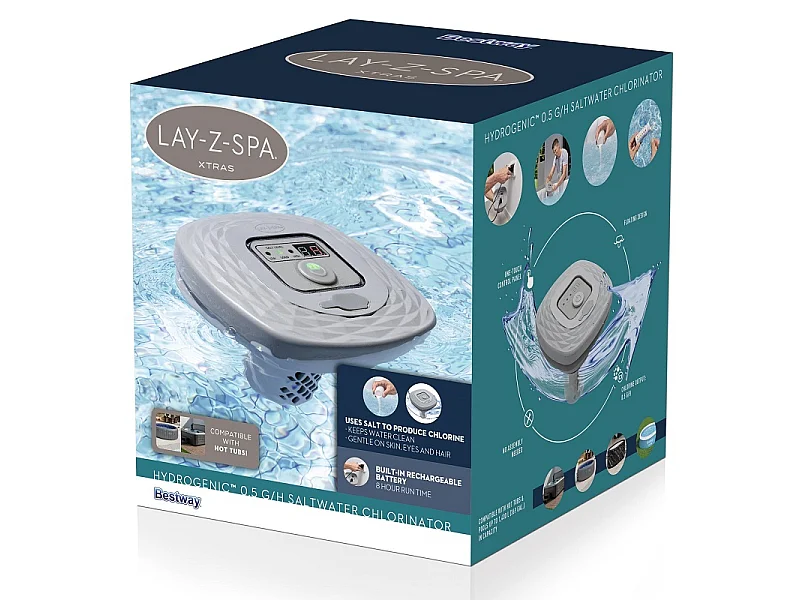 Électrolyseur au sel flottant Bestway Lay-Z-Spa pour spa et piscine