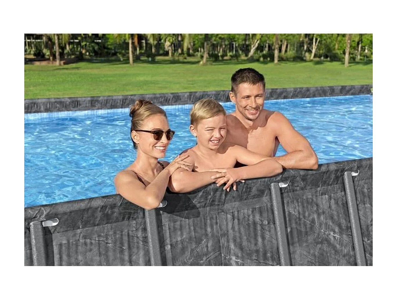 Piscine tubulaire rectangulaire Bestway APX 365 7,32 x 3,66 x 1,32 m + Filtration + Accessoires