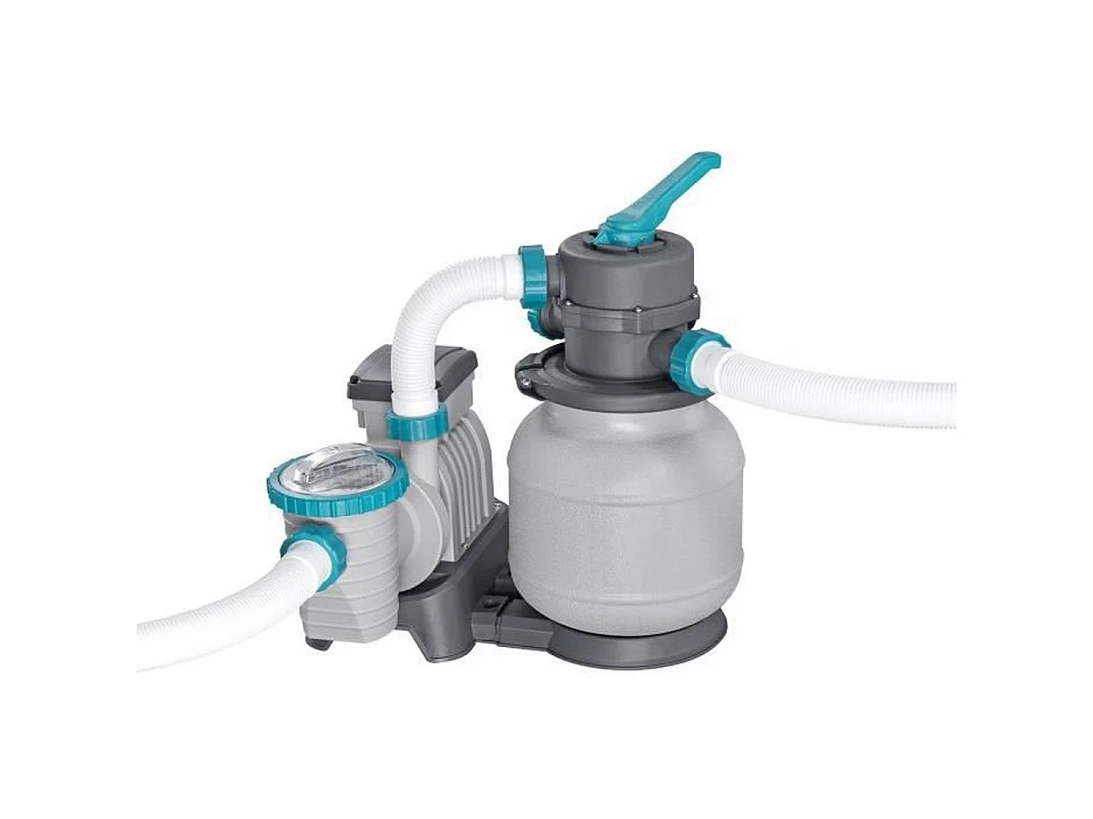 Bestway APX 365 Rechteckiges Tubulares Pool mit Sandfiltrationssystem - 7,32 x 3,66 x 1,32 m