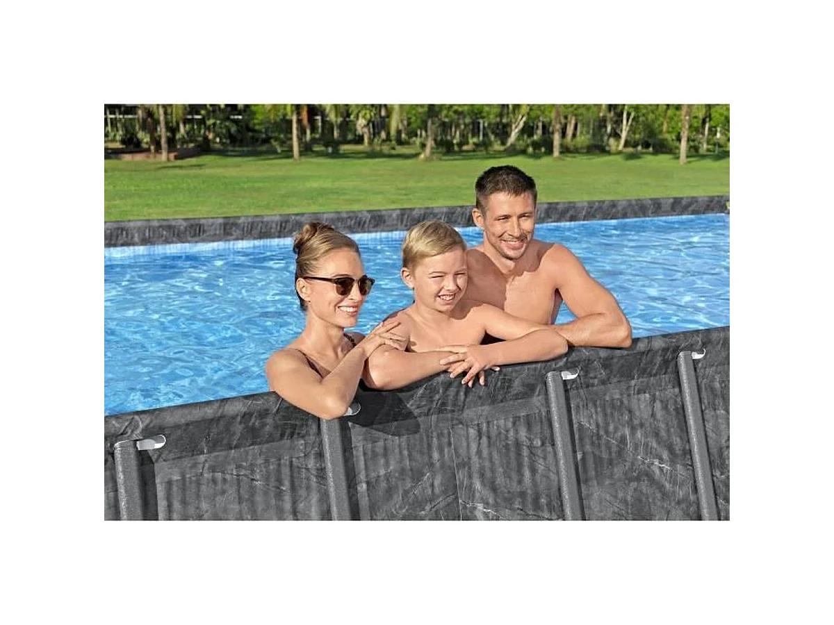 Piscine tubulaire rectangulaire Bestway APX 365 7,32 x 3,66 x 1,32 m + Filtration + Accessoires