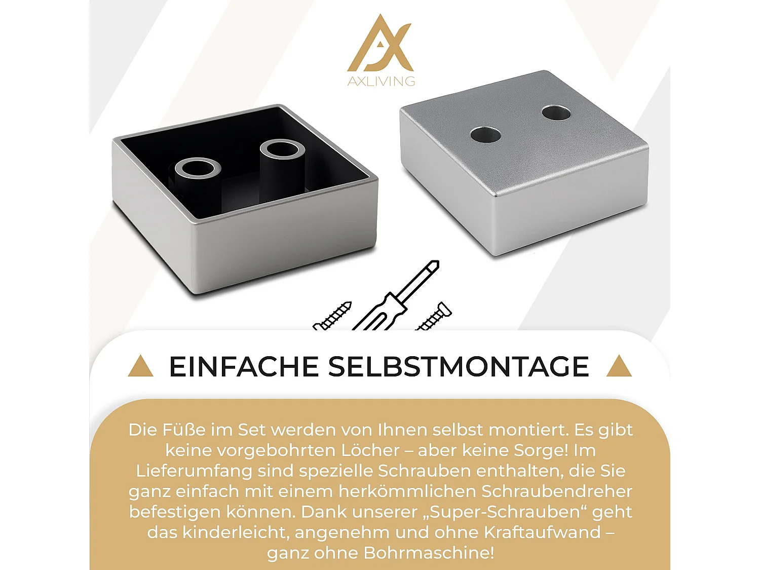 AX LIVING ZIVOLLI TV-Board 160 cm Weiß mit Lamellenfront