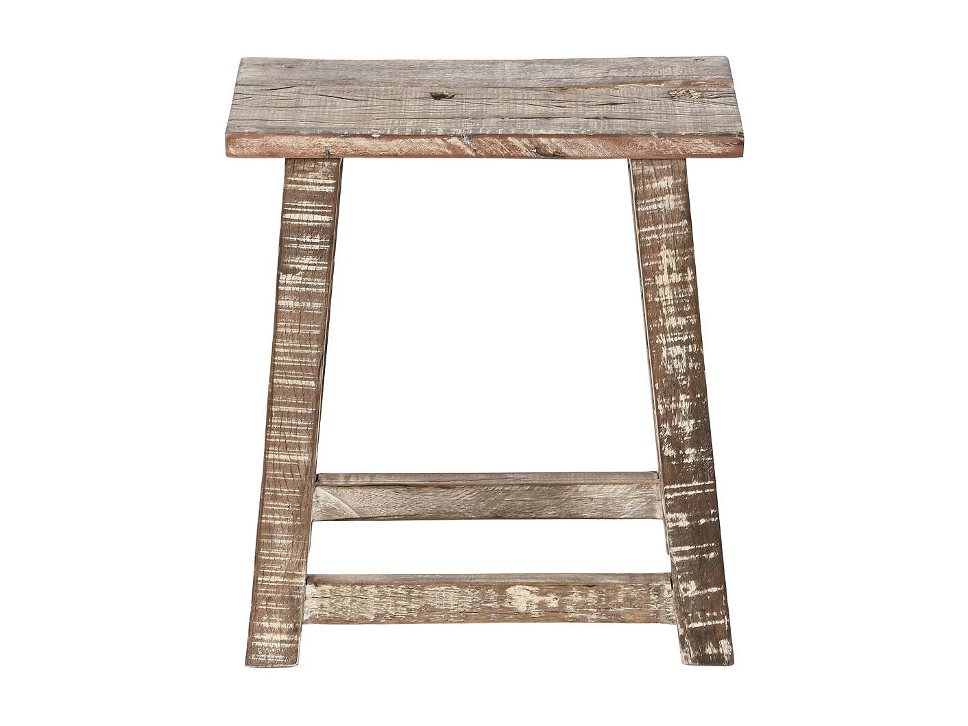 Mesita Auxiliar Madera Reciclada 45X25X51 Decape