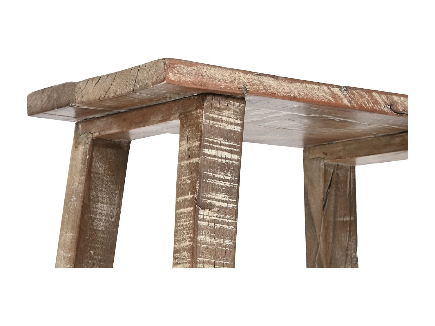 Mesita Auxiliar Madera Reciclada 45X25X51 Decape