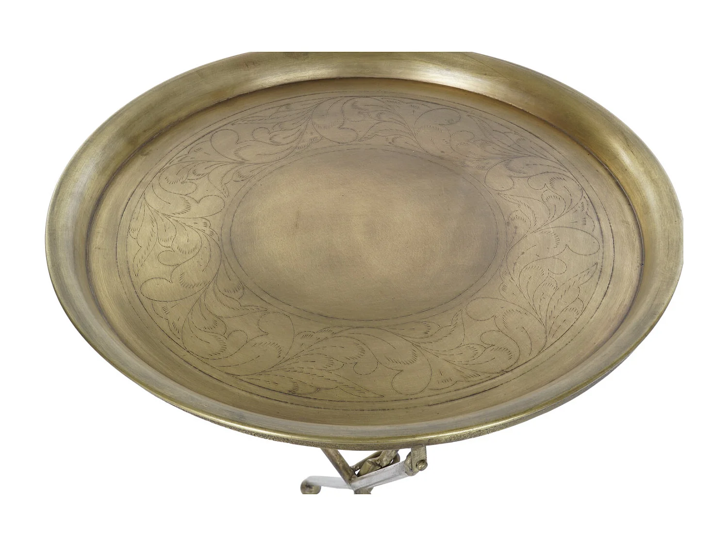 Messing hulptafel 47,5 x 47,5 x 64,5 cm hulptafel