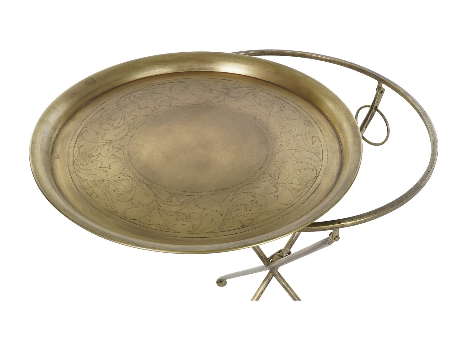 Messing hulptafel 47,5 x 47,5 x 64,5 cm hulptafel