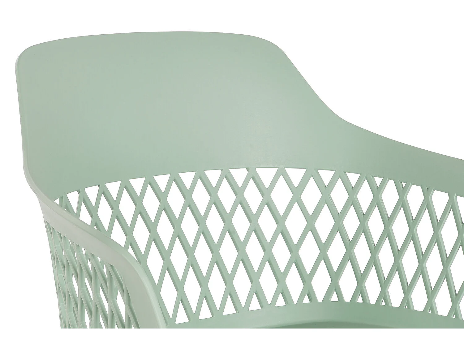 Cadeira de metal PP 57x57x80,5 verde