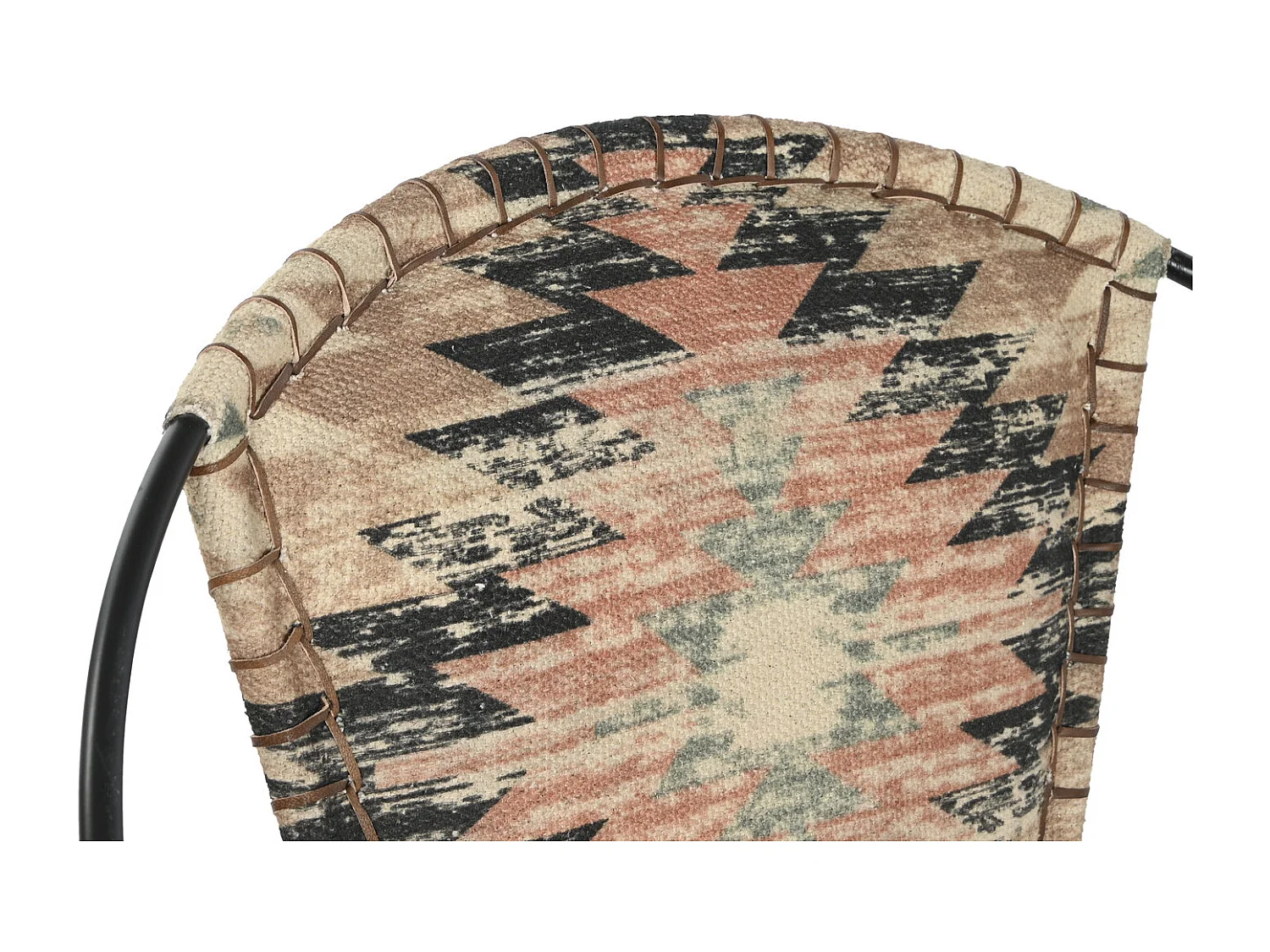 Cadeira Kilim de Metal 76x76x63 Multicolorida