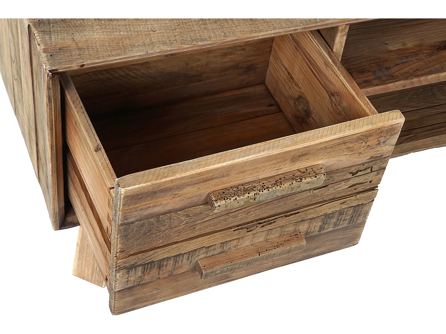 Mueble Tv Madera Reciclada Pino 130X40X48